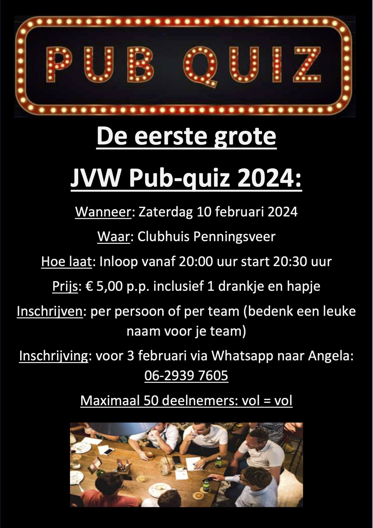 Pub Quiz 2024 JVW Haarlem